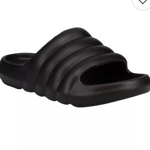 Black Slide Sandals
